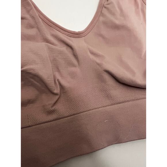 Secret Treasures Lot Of 3 Women's Wirefree Seamless Comfort Bra XXXL Pink EUC - Picture 10 of 15